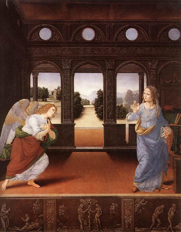 LORENZO DI CREDI Annunciation s6 china oil painting image